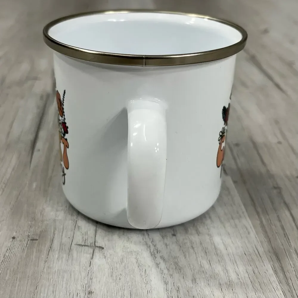 Craft Factory Wild Flower Stainless Steel Coffee Mug Tea Cup